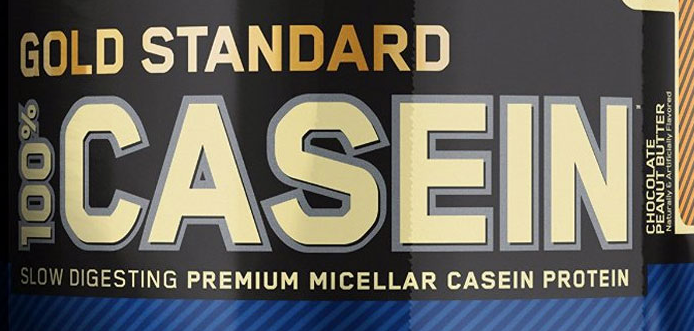 gold standard 100% casein label