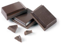 pieces of dark chocolate