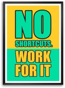 no shortcuts work for it sign
