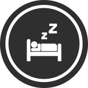 image of person asleep in bed