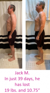 before and after photos after 39 days