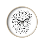 best time to eat a protein as shown on a wall clock with question marks