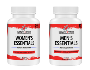 Catalyst 4 Fitness Women's Essentials and Men's Essentials multivitamins