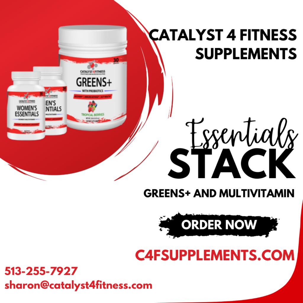Catalyst 4 Fitness Greens+ powder and Women's Essentials Multi-vitamin
