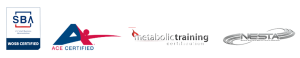 Certified Woman-Owned Small Business through the U.S. Small Business Administration, Certified Personal Trainer through the American Council on Exercise, Certified in Metabolic Training, Certified Nutrition Coach through the National Exercise & Sports Trainers Association